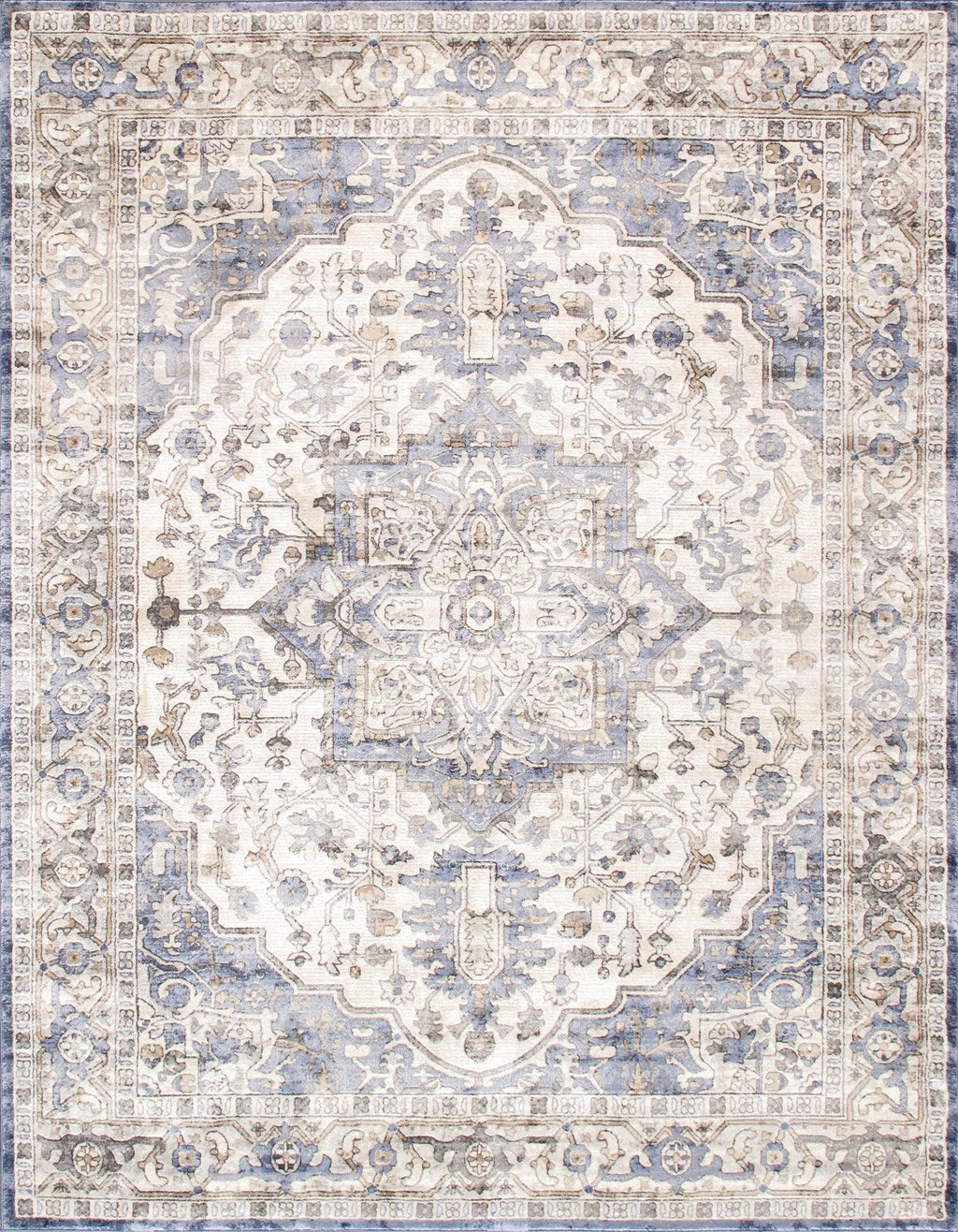Canvello Modern Design Power Loom Area Rug- 9' X 12'
