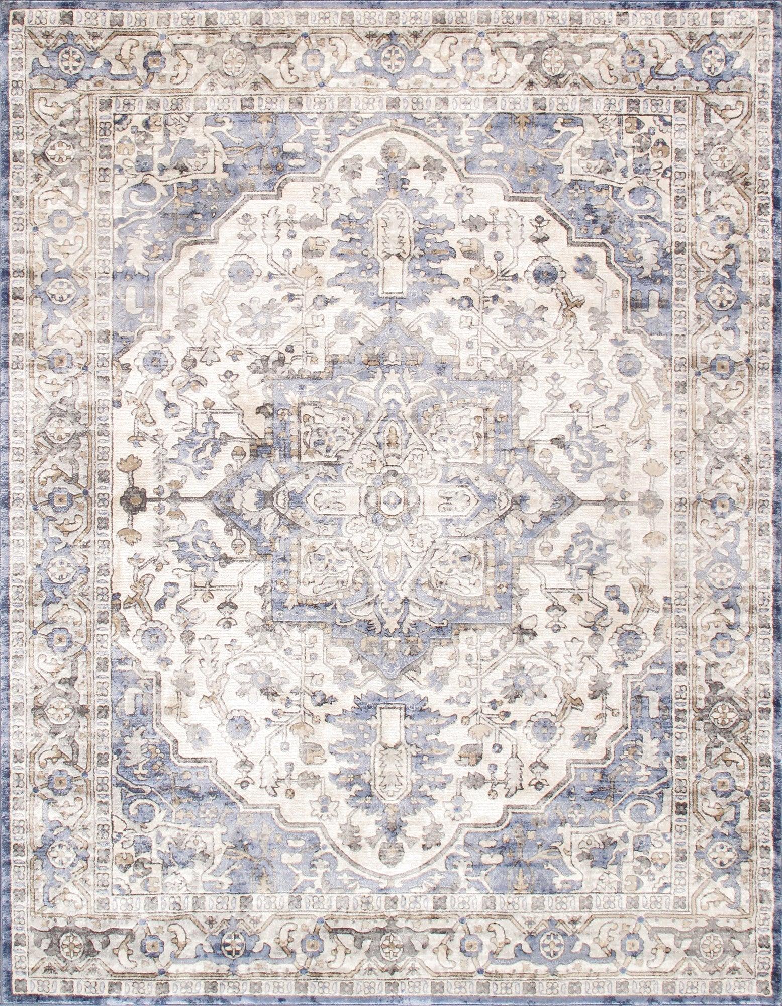 Canvello Modern Design Power Loom Area Rug- 9' X 12'