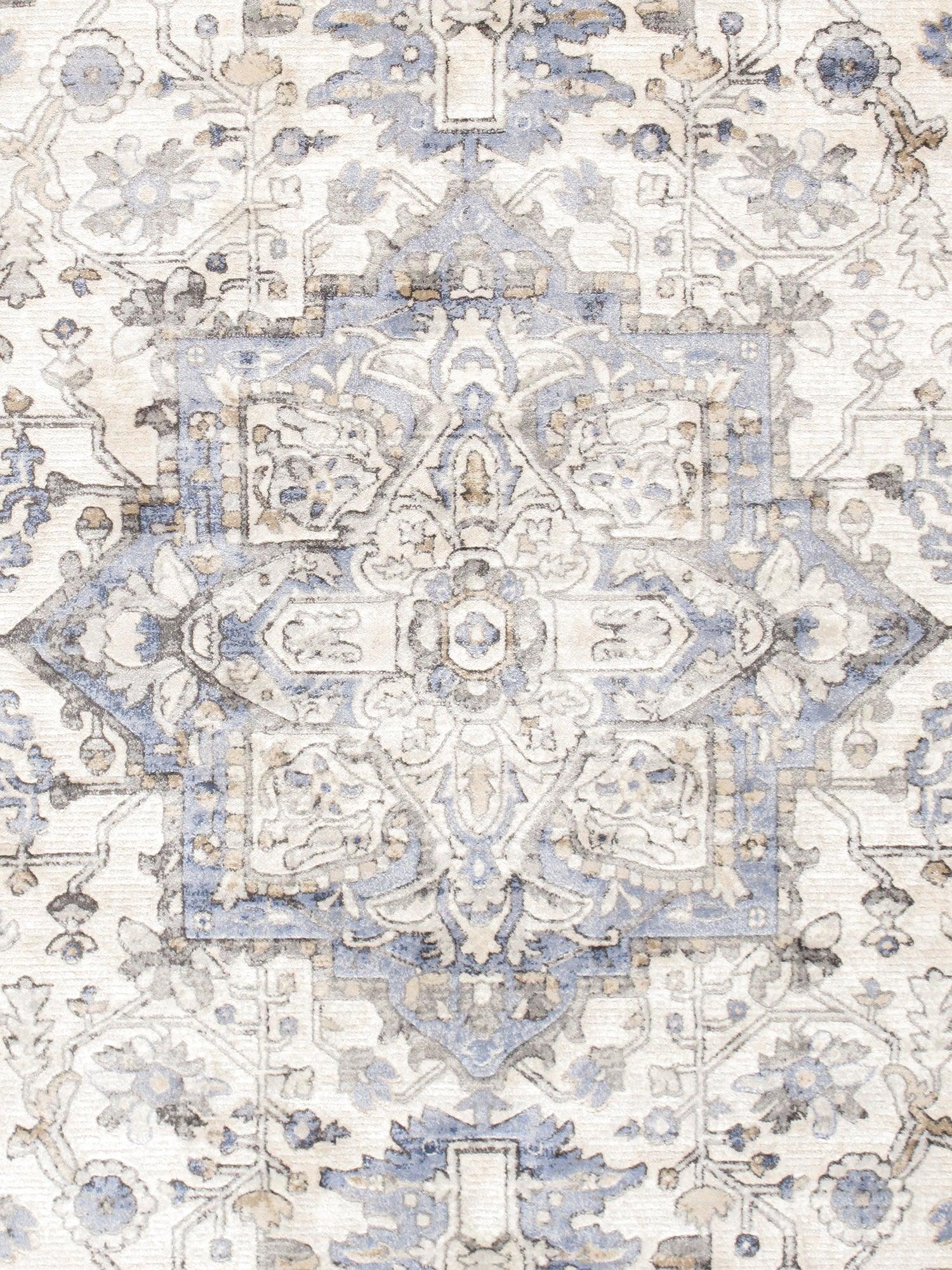 Canvello Modern Design Power Loom Area Rug- 9' X 12'
